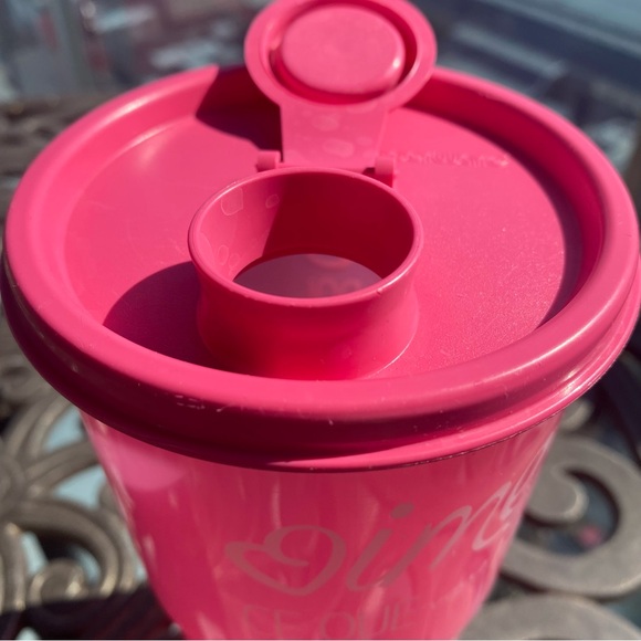 Tupperware - Pink tumbler Love what you do 875 ml - Picture 9 of 9
